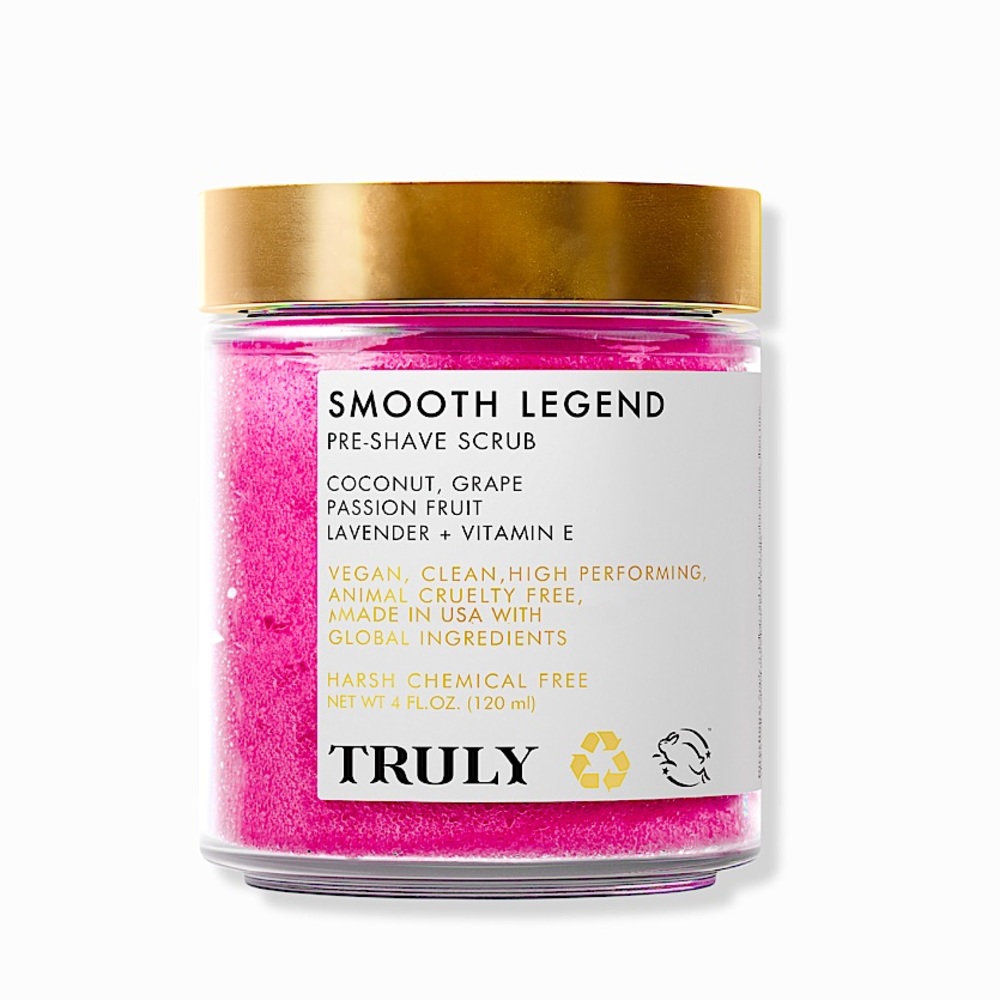 New Truly
Smooth Legend Pre-Shave Scrub 120ml